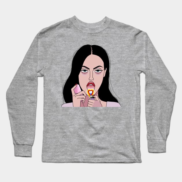 Jennifer's Body Long Sleeve T-Shirt by thelamehuman